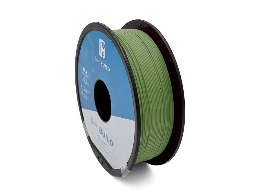Olive Green MH Build Series Matte PLA Filament - 1.75mm (1kg)