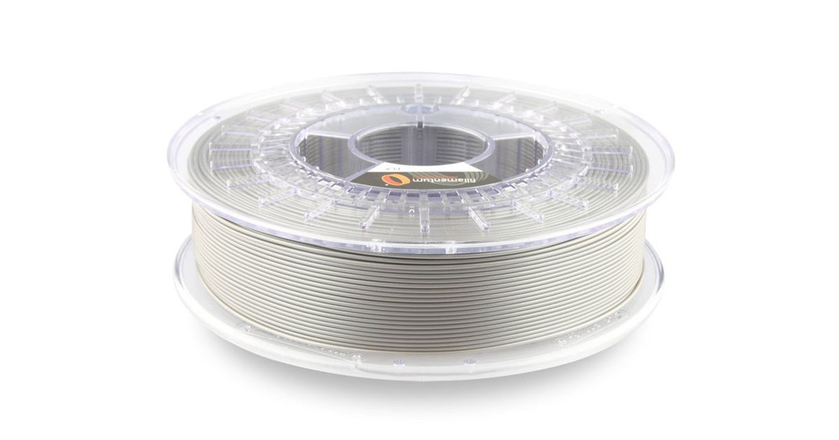 Fillamentum Extrafill Metallic Grey PLA Filament - 2.85mm (0.75kg ...