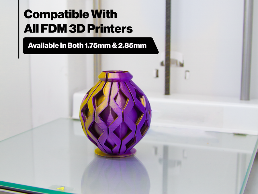 Blue Yellow MatterHackers Quantum PLA Filament - 1.75mm (0.75kg)