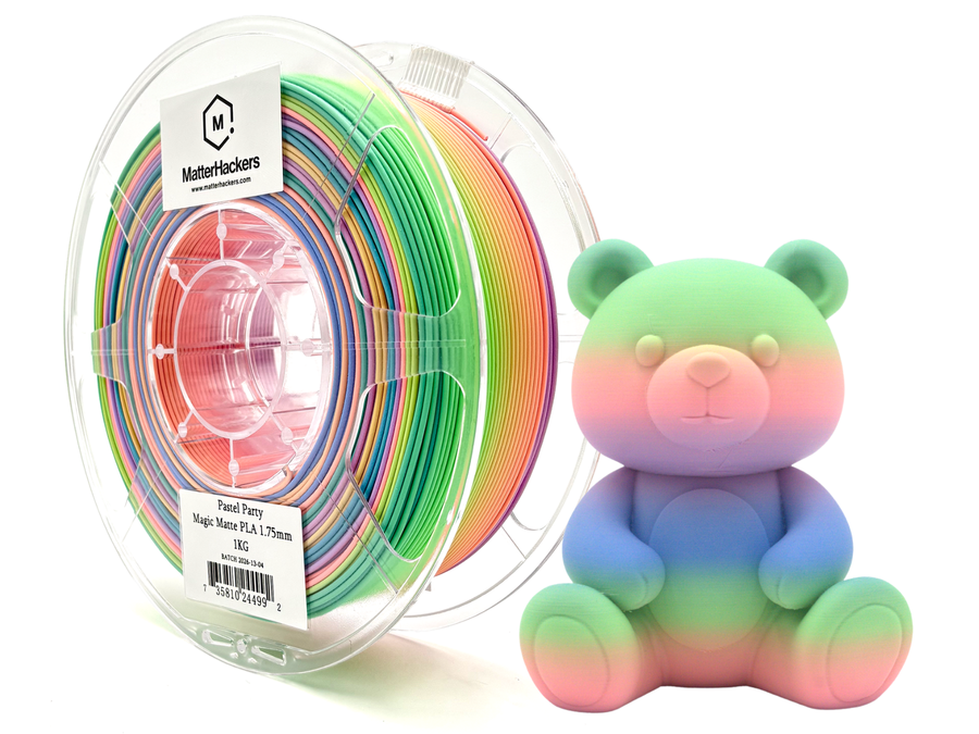 Pastel Party MH Build Series Magic Matte PLA Filament - 1.75mm (1kg)