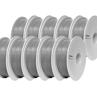 Bambu Lab Silver PLA Filament 10 Pack - 1.75mm (1kg)