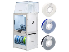 UltiMaker S6 3D Printer Pro Bundle - With Glass Build Plate and 1 Year UltiMakerCare Plan - 3 PLA Spools Bundle