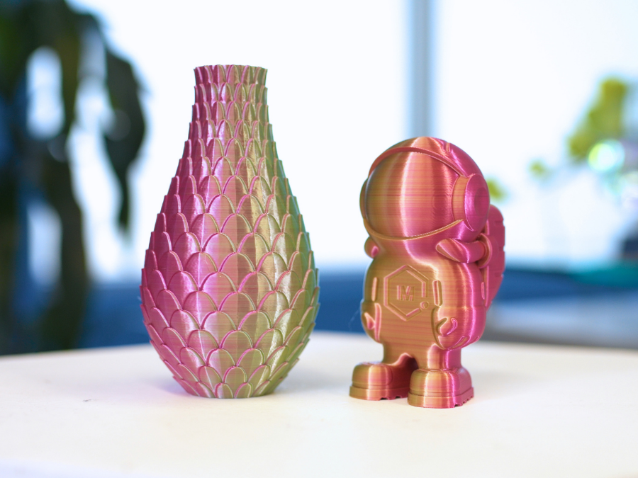 Gold Red Green Silky MH Build Series Magic PLA Filament - 1.75mm (1kg)