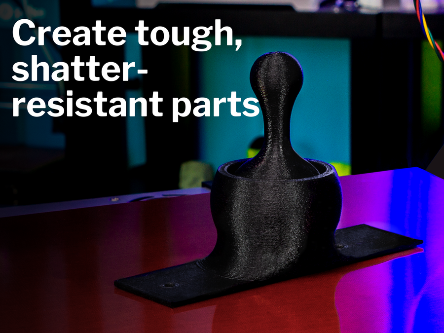 Black MH Build Series Nylon CF Filament - 1.75mm (1kg)