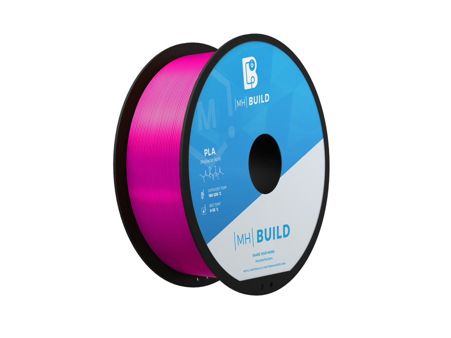 Silky Magenta MH Build Series PLA Filament - 1.75mm (1kg)