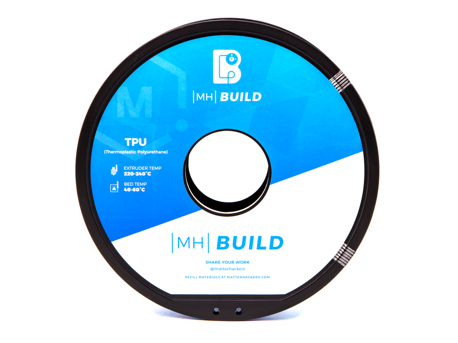 Translucent Green MH Build Series TPU Flexible Filament - 1.75mm (1kg)