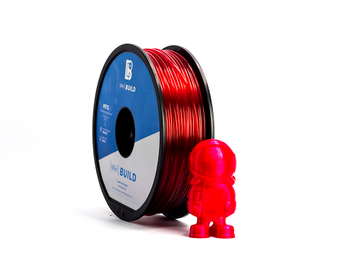 Translucent Red MH Build Series PETG Filament - 1.75mm (1kg)