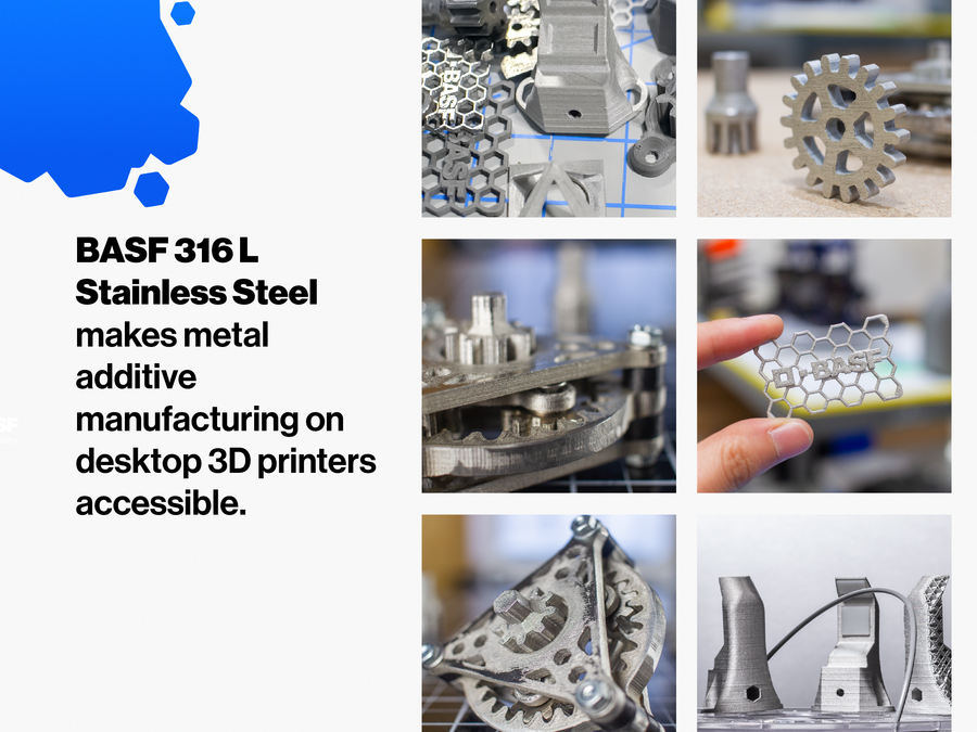 BASF Ultrafuse 316L Metal 3D Printing Filament - 1.75mm (3kg)