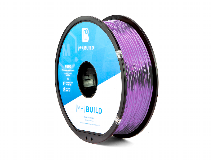Translucent Lilac MH Build Series PETG Filament - 1.75mm (1kg)