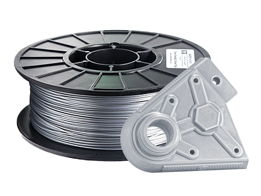 Metallic Silver PRO Series PLA Filament - 1.75mm (1kg)