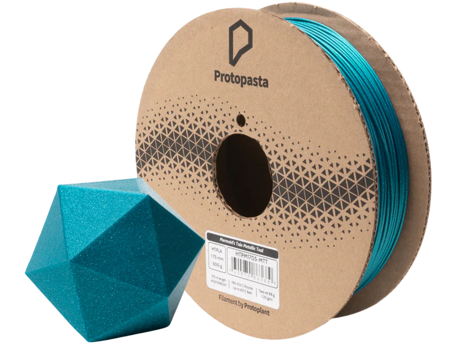 Protopasta Empire Strikes Black Silver Glitter HTPLA Filament - 1.75mm (0.5kg)