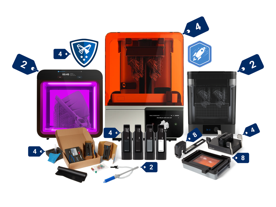 Formlabs Form 4 - Print Farm Bundle - 4 Printers