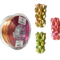 Gold Red Green Silky MH Build Series Magic PLA Filament - 1.75mm (1kg)