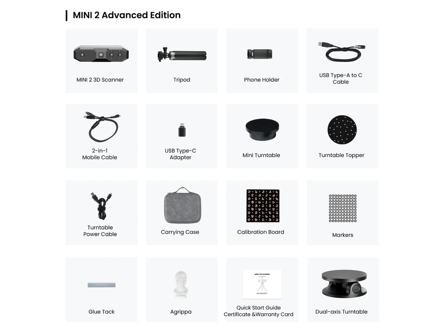 Revopoint MINI 2 3D Scanner Standard Edition