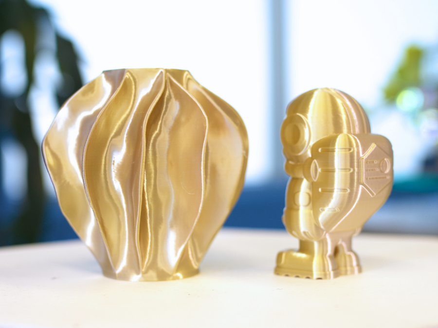 Gold Silver Silky MH Build Series Magic PLA Filament - 1.75mm (1kg)