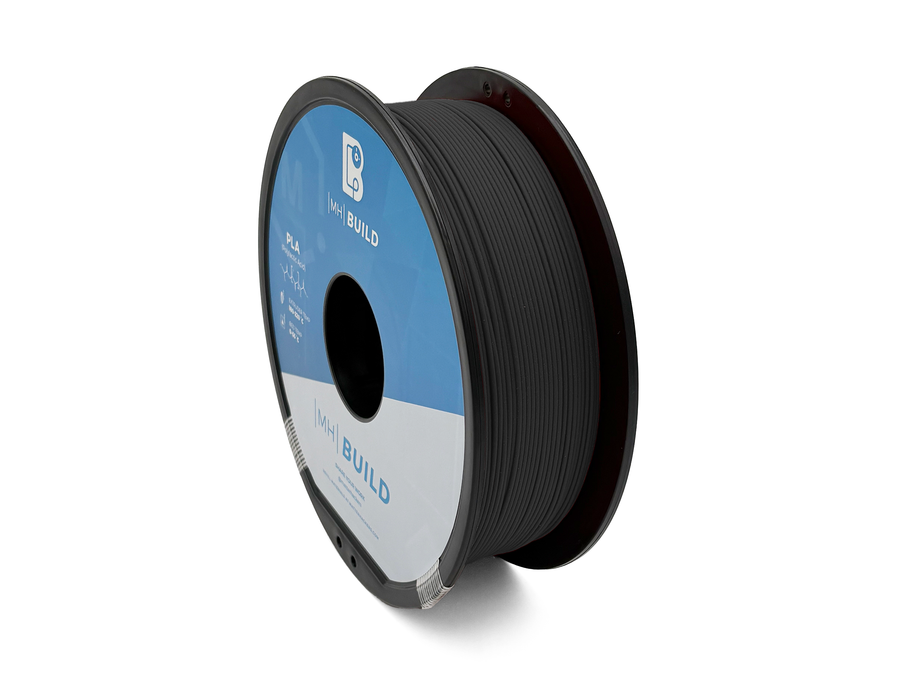 Black MH Build Series Matte PLA Filament - 1.75mm (1kg)