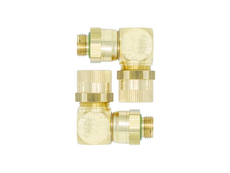 Slice Engineering Eisele Liquid Fittings (2 pcs) - 8 mm OD - Elbow