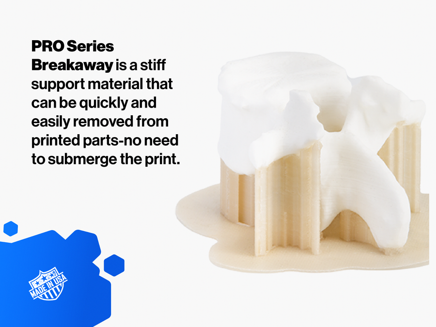 Natural PRO Series Breakaway Support Filament - 1.75mm (1kg)