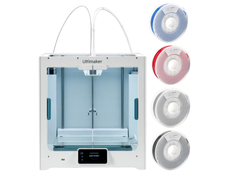 UltiMaker S5 3D Printer (No Camera, No Wi-Fi, No USB) + Advanced PETG Filament Bundle