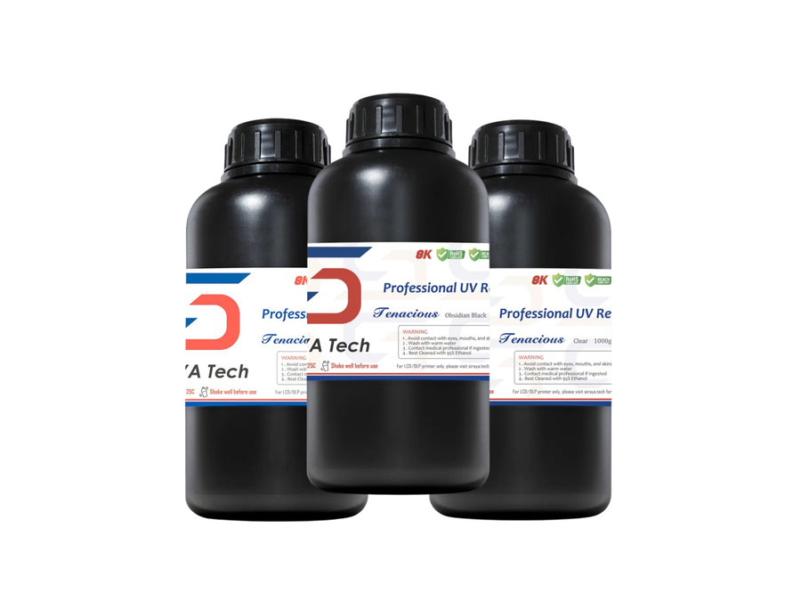 Siraya Tech Tenacious Flex 65D Resin - Obsidian Black (1L)