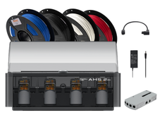 Bambu Lab AMS 2 Pro with ThriftyMake Filament 4-Pack and AMS Hub Kit