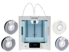 Ultimaker S3 + UltiMaker S3 UltiMakerCare Plan - 2 Years - Pro Material Filament Bundle